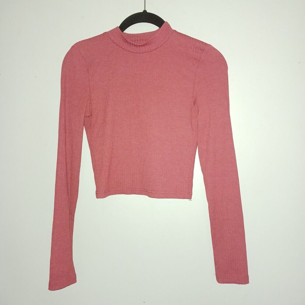 Wild Honey Cropped Long Sleeved Top Backless Small